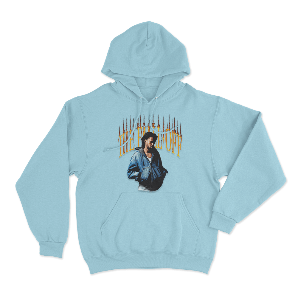 J Cole The Fall-Off Unisex Hoodie Sky Blue J Cole The Fall Off Unisex Hoodie Sky Blue