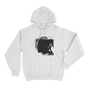 The Fall Off J. Cole Silhouette Unisex Hoodie White