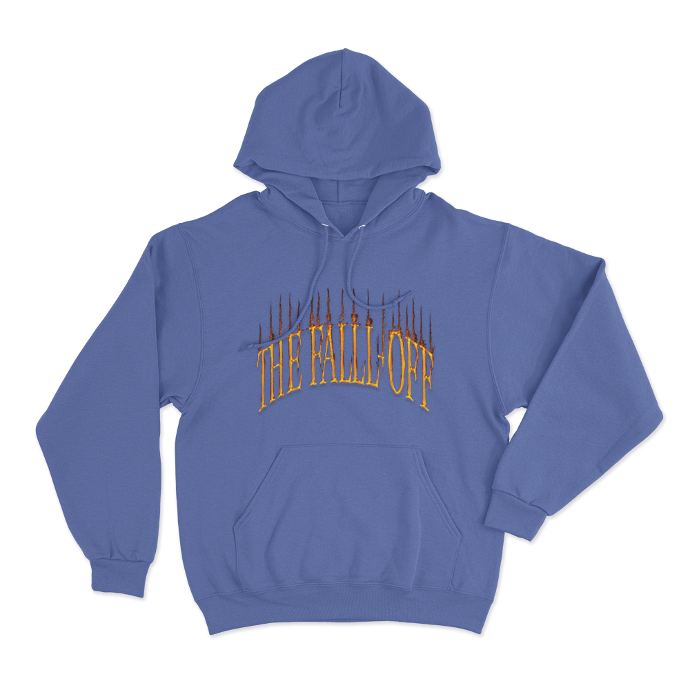 The Fall-Off Logo Unisex Hoodie Blue The Fall Off Logo Unisex Hoodie Blue