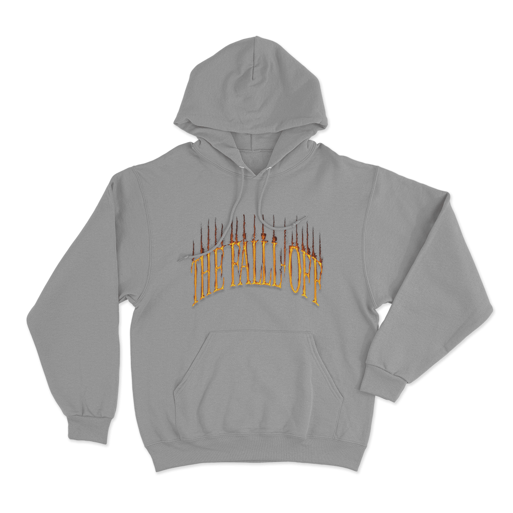 The Fall-Off Logo Unisex Hoodie Grey The Fall Off Logo Unisex Hoodie Grey