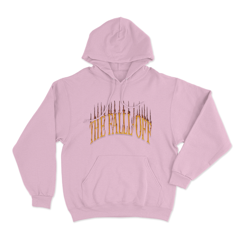 The Fall-Off Logo Unisex Hoodie Pink The Fall Off Logo Unisex Hoodie Pink
