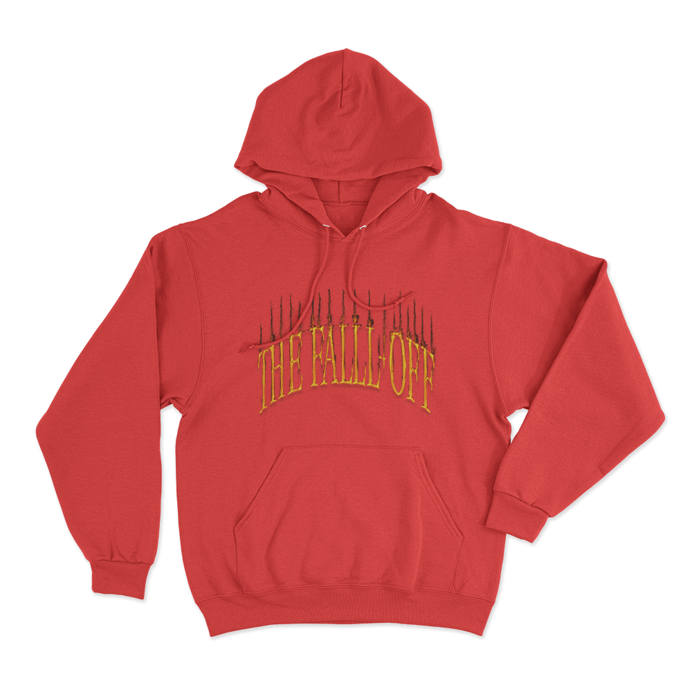 The Fall-Off Logo Unisex Hoodie Red The Fall Off Logo Unisex Hoodie Red