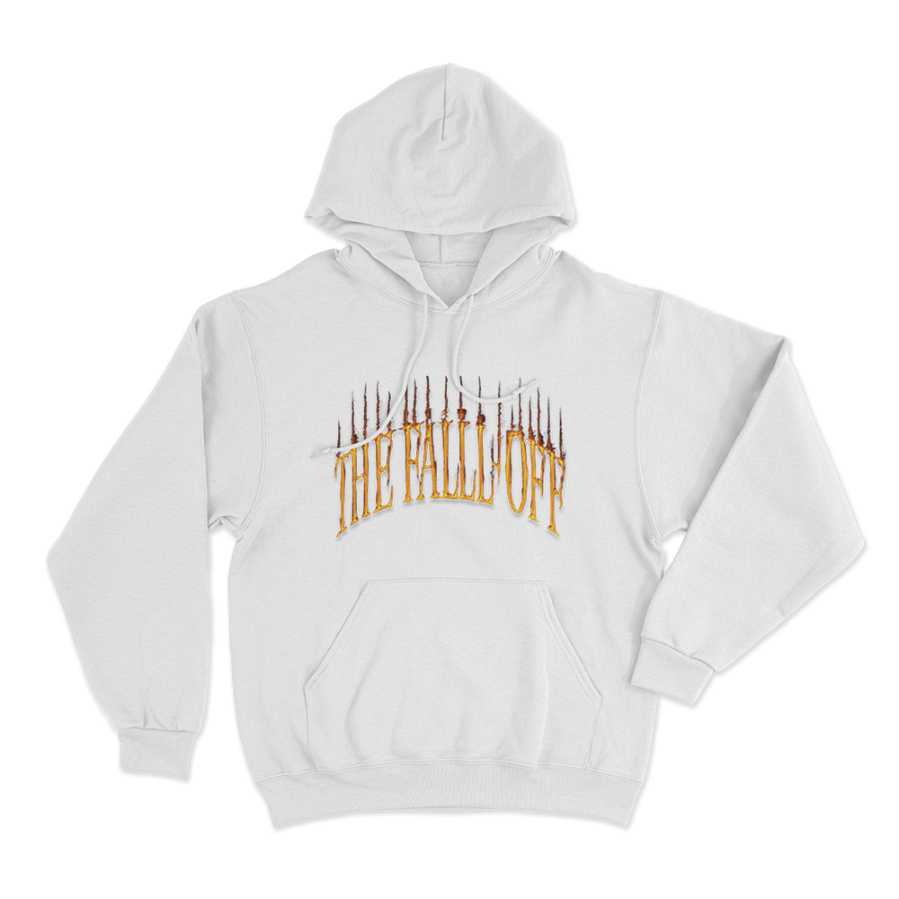 The Fall-Off Logo Unisex Hoodie White The Fall Off Logo Unisex Hoodie White