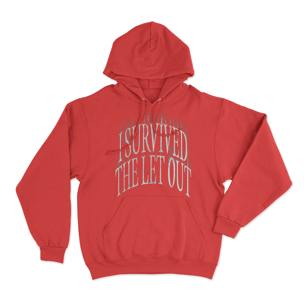 The Let Out Unisex Hoodie Red The Let Out Unisex Hoodie Red